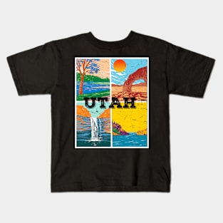 Utah Lover Design Kids T-Shirt